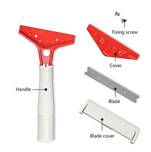 Industrial Glass Scraper ( With Blade - Plastic)