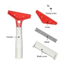 Industrial Glass Scraper ( With Blade - Plastic)