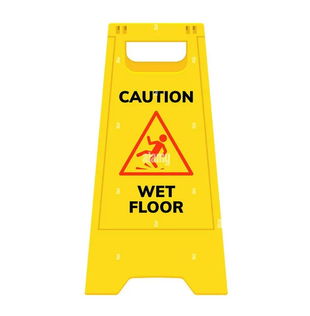 Wet Floor Caution Sign